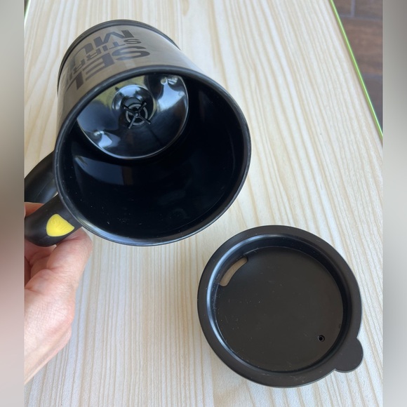 2/$25💙Brand New Automatic Self-Stirring Coffee Mug +a bonus hourglass timer - Picture 5 of 12